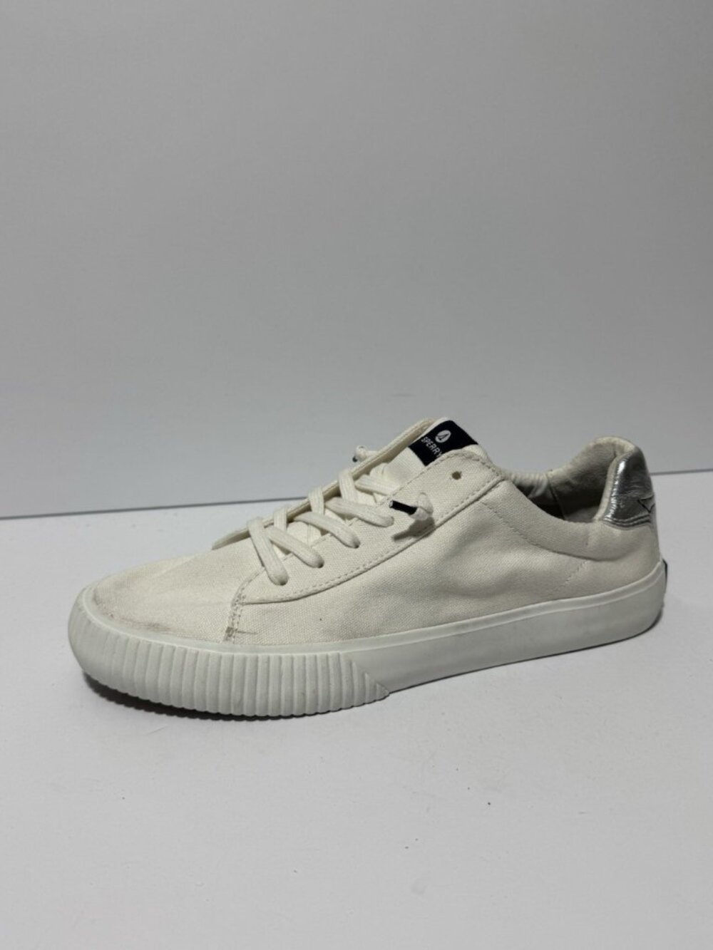 Sperry Womens Bermuda Sneakers White Size 8.5 M